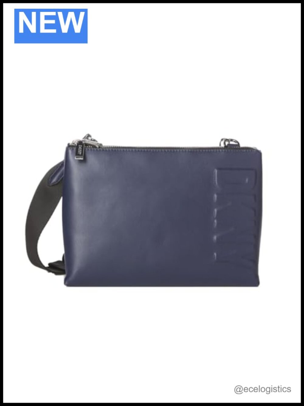 Faux Leather Crossbody Bag Adjustable Strap